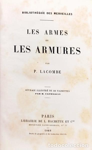 Libros: LACOMBE. (P.) - LES ARMES ET LES ARMURES.