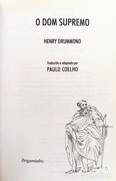 Libros: DRUMMOND. (Henry) - O DOM SUPREMO. [4.&ordf; REIMP.] - Foto 2
