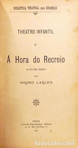 books: LAGIDO. (Higino) - &Aacute; HORA DO RECREIO.