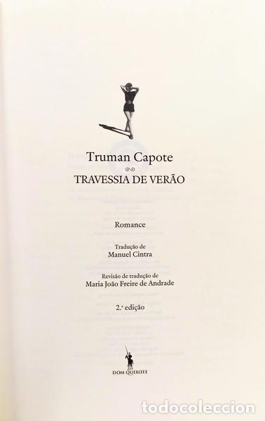 Libros: CAPOTE. (Truman) - TRAVESSIA DE VER&Atilde;O. [2.&ordf; EDI&Ccedil;&Atilde;O] - Foto 2