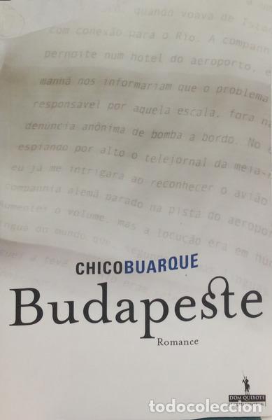 Libros: BUARQUE. (Chico) - BUDAPESTE. [4.&ordf; EDI&Ccedil;&Atilde;O]