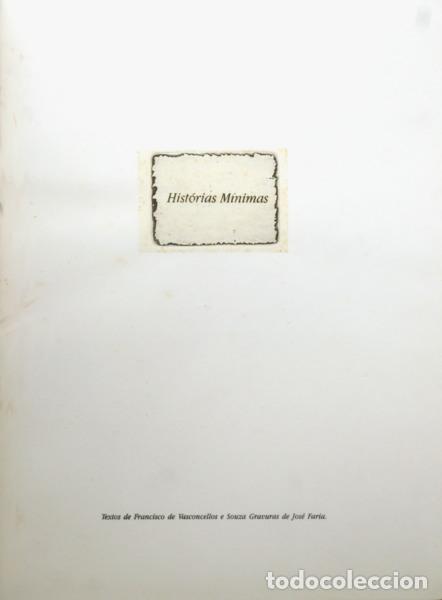 Libros: VASCONCELOS E SOUSA. (Francisco de) e Jos&eacute; Faria. - HIST&Oacute;RIAS M&Iacute;NIMAS.