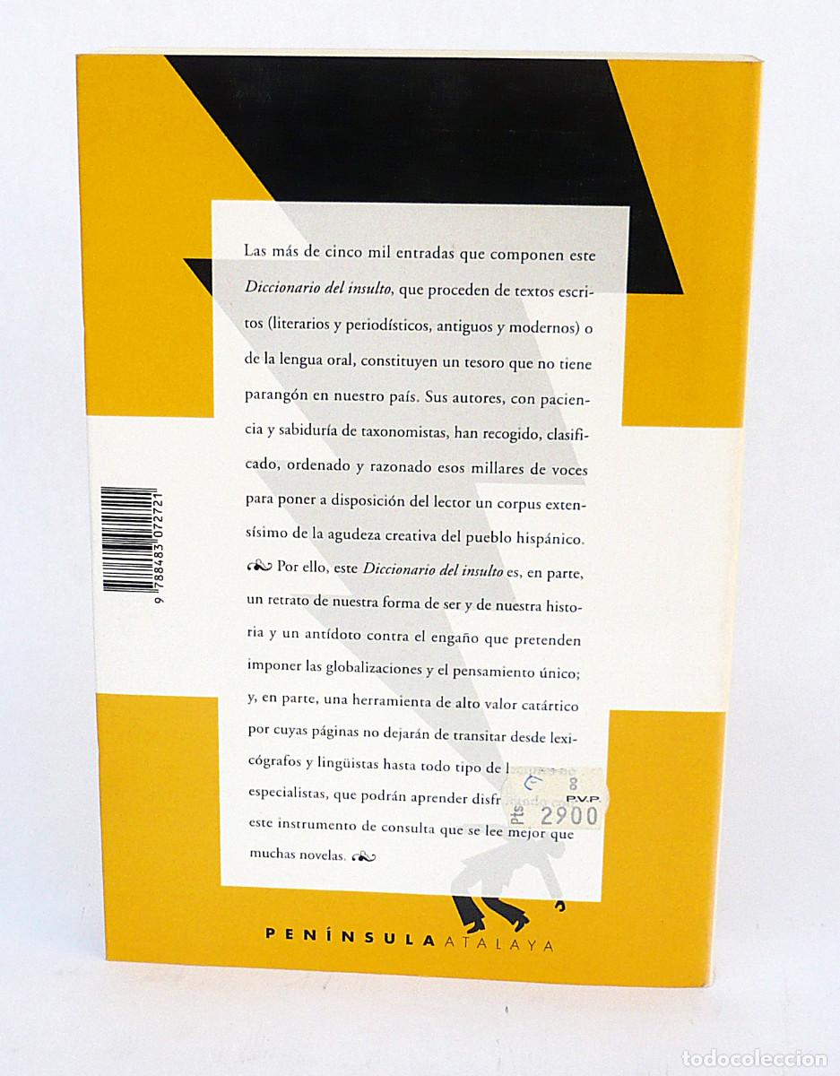 Libros: Diccionario del insulto, Juan de Dios Luque - Foto 4