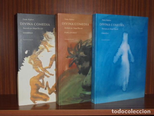 Libros: DIVINA COMEDIA - 3 TOMOS - INFIERNO - PURGATORIO - PARA&Iacute;SO - Alighieri, Dante