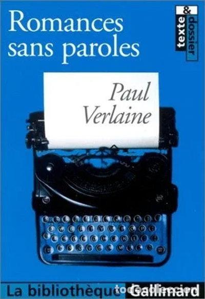 Livres: Romances sans paroles- 9782070760244