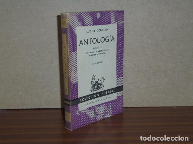 Libros: ANTOLOG&Iacute;A - G&oacute;ngora, Luis de