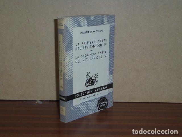 Libros: LA PRIMERA PARTE DEL REY ENRIQUE IV - LA SEGUNDA PARTE DEL REY ENRIQUE IV - Shakespeare, William