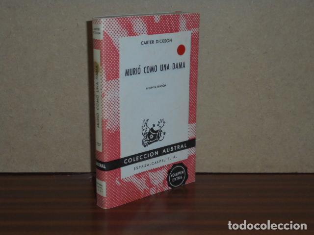 Libros: MURI&Oacute; COMO UNA DAMA - Dickson, Carter - Foto 2