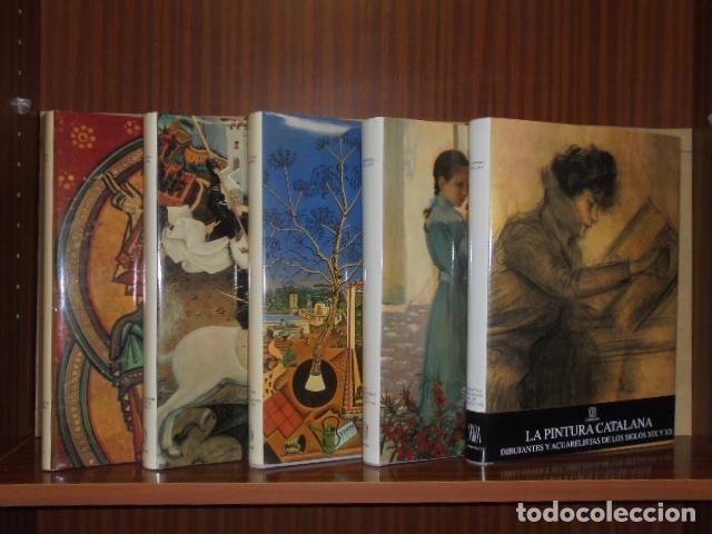 Libros: LA PINTURA CATALANA - 5 TOMOS - La fascinaci&oacute;n del Rom&aacute;nico - Del esplendor G&oacute;tico al Barroco - Del