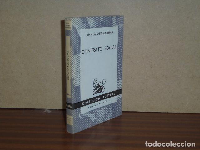 Libros: CONTRATO SOCIAL - Rousseau, Juan Jacobo