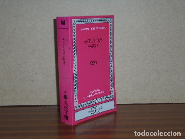 Libros: ART&Iacute;CULOS VARIOS - Larra, Mariano Jos&eacute; de