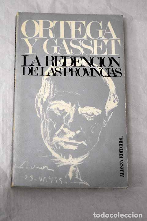Libros: La redenci&oacute;n de las provincias.- Ortega y Gasset, Jos&eacute;