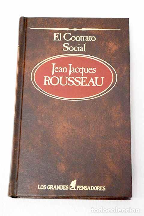 Libros: El contrato social: Rousseau, Jean-Jacques.- Rousseau, Jean-Jacques