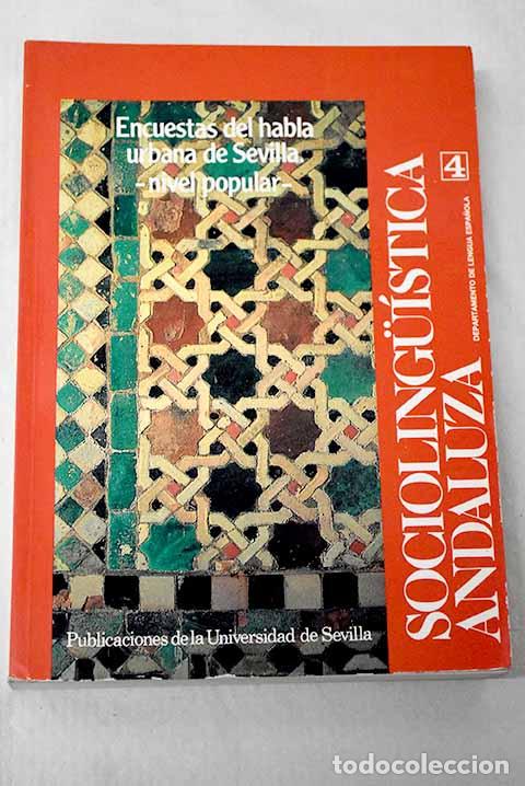 Libros: Sociolingu&iacute;stica andaluza 4: nivel popular
