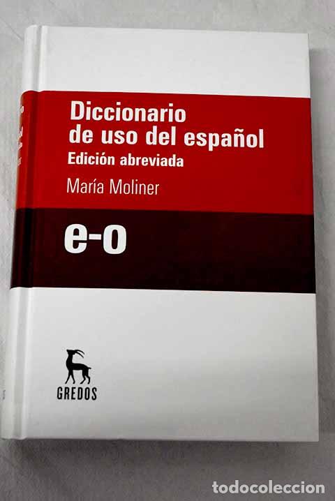 books: Diccionario de uso del espa&ntilde;ol, tomo II.- Moliner, Mar&iacute;a