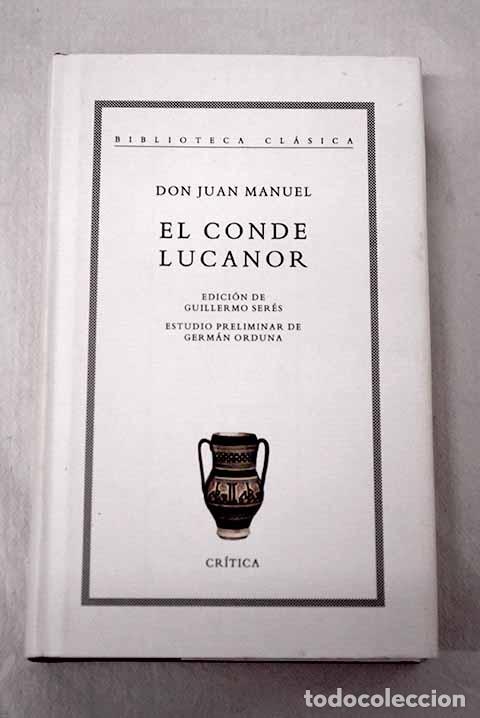 Libros: El conde Lucanor: Don Juan Manuel.- Don Juan Manuel