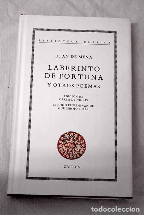 Libros: Laberinto de fortuna y otros poemas.- Mena, Juan de