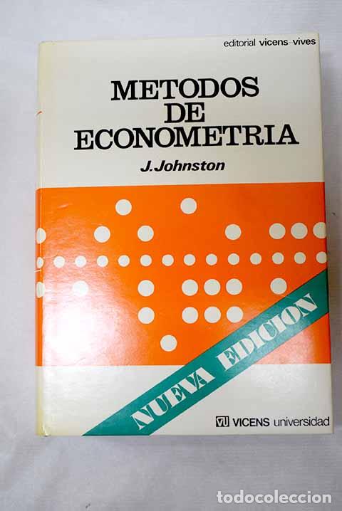 Libros: M&eacute;todos de econometr&iacute;a.- Johnston, J.