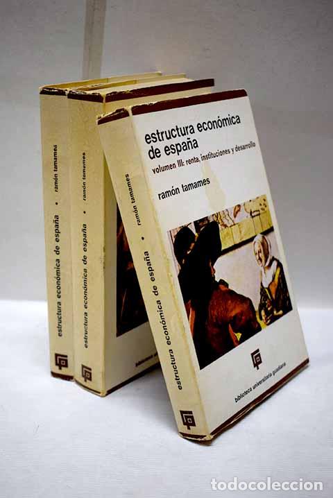Libros: Estructura econ&oacute;mica de Espa&ntilde;a.- Tamames, Ram&oacute;n
