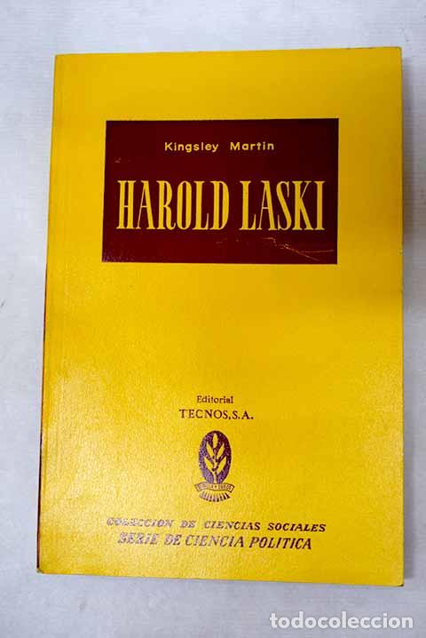 Libros: Harold Laski, te&oacute;rico del laborismo.- Mart&iacute;n, Kingsley