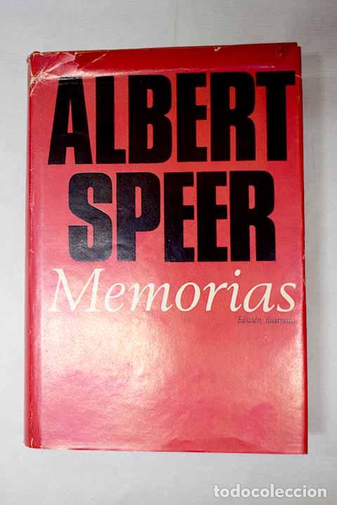Libros: Memorias: Speer, Albert.- Speer, Albert