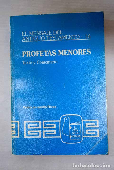 Libros: Profetas menores: : Sociedad de Educaci&oacute;n Atenas.