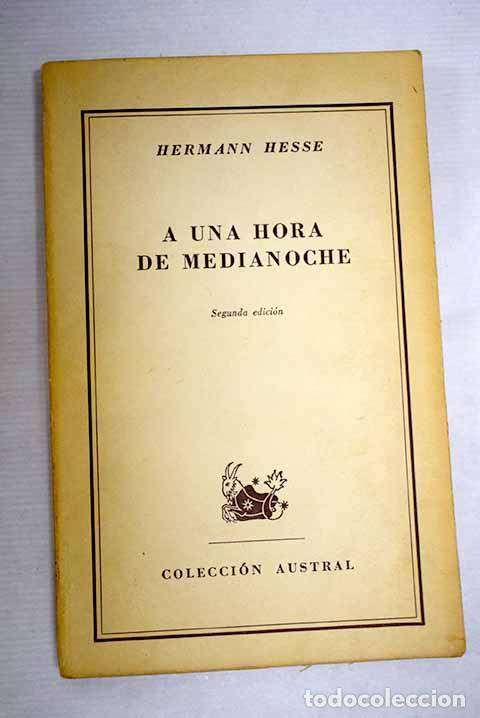 Libri di seconda mano: A una hora de medianoche.- Hesse, Hermann