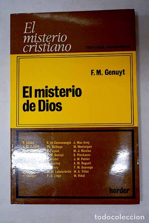 Libros: El misterio de Dios: Genuyt, F. M..- Genuyt, F. M.
