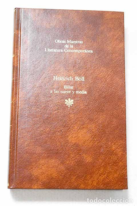 Libros: Billar a las nueve y media.- Boll, Heinrich