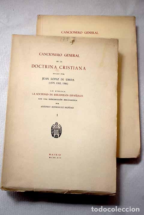 Libros: Cancionero general de la doctrina cristiana