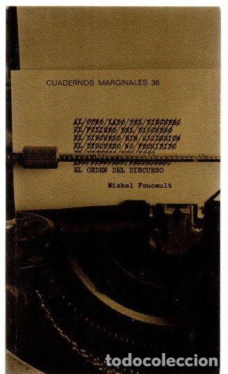 Libri di seconda mano: El orden del discurso - Foucault, Michel