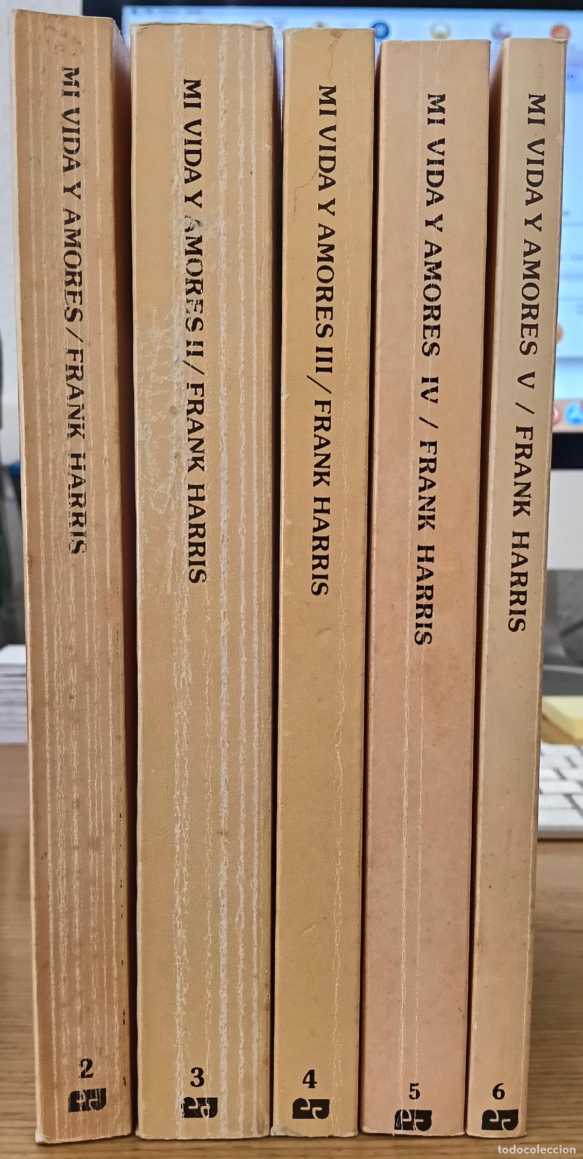 Libros: Mi vida y amores. Tomos I, II, III, IV y V - Harris, Frank
