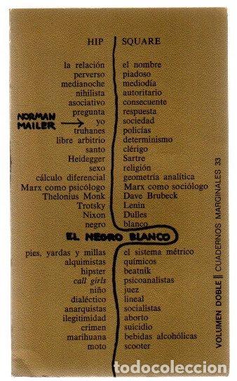 Libros: El negro blanco - Mailer, Norman
