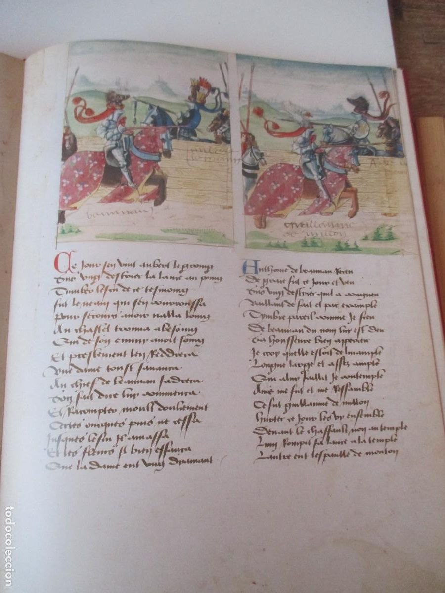 Libros: El libro de Torneos de Rene D&acute;Anjou ( facsimil ) W41420 - Foto 3