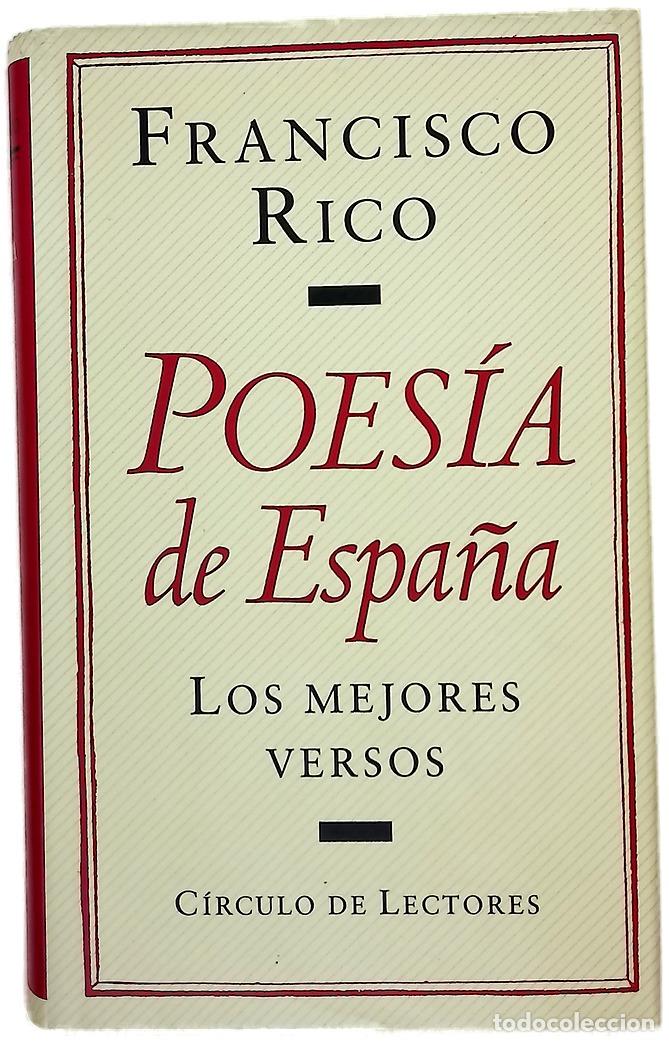 Libros: Poes&iacute;a de Espa&ntilde;a los mejores versos