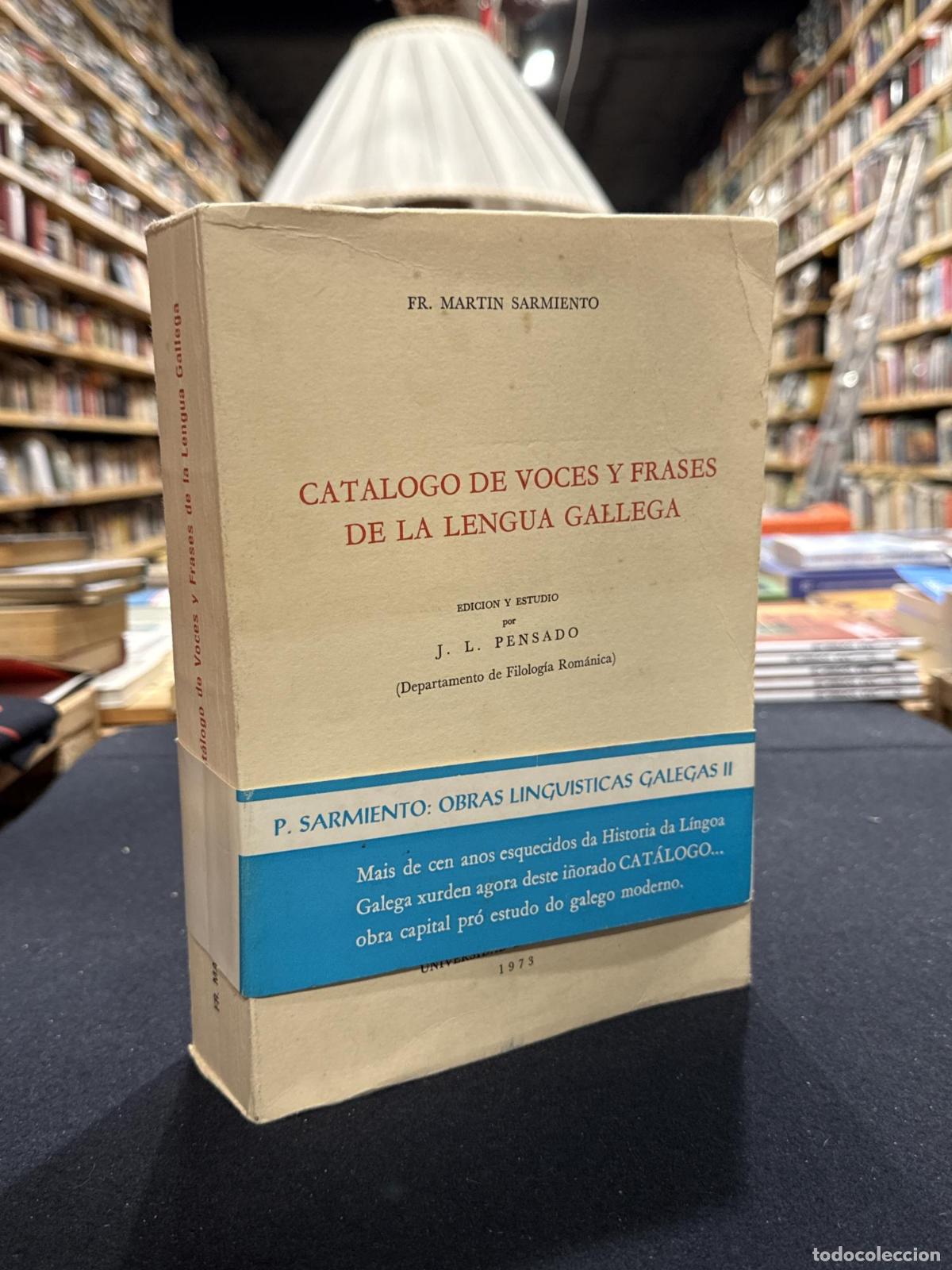 Libros: Cat&aacute;logo de voces y frases de la lengua gallega - Mart&iacute;n Sarmiento
