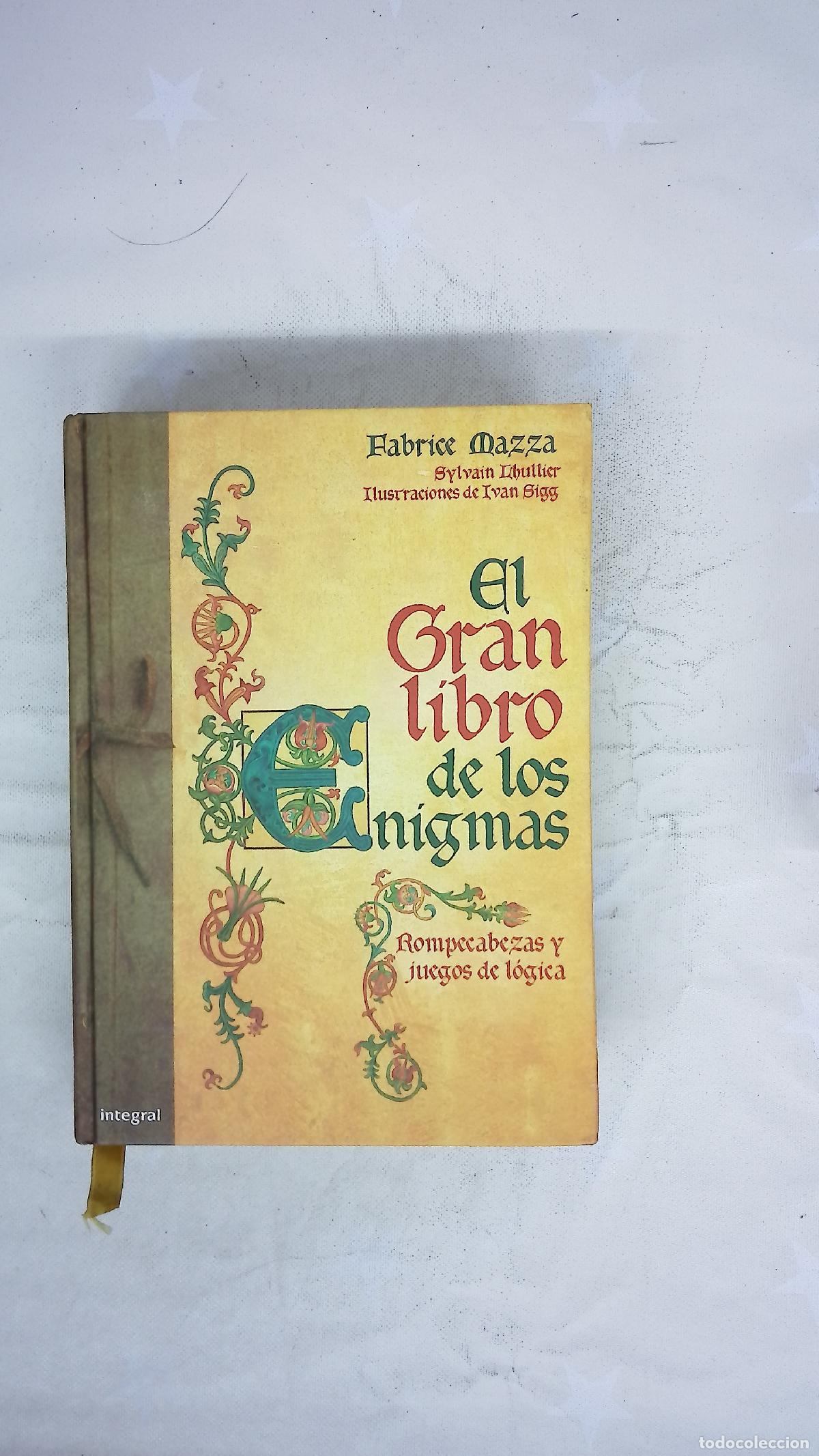 Libros: El gran libro de los enigmas rompecabezas y juegos de l&oacute;gica
