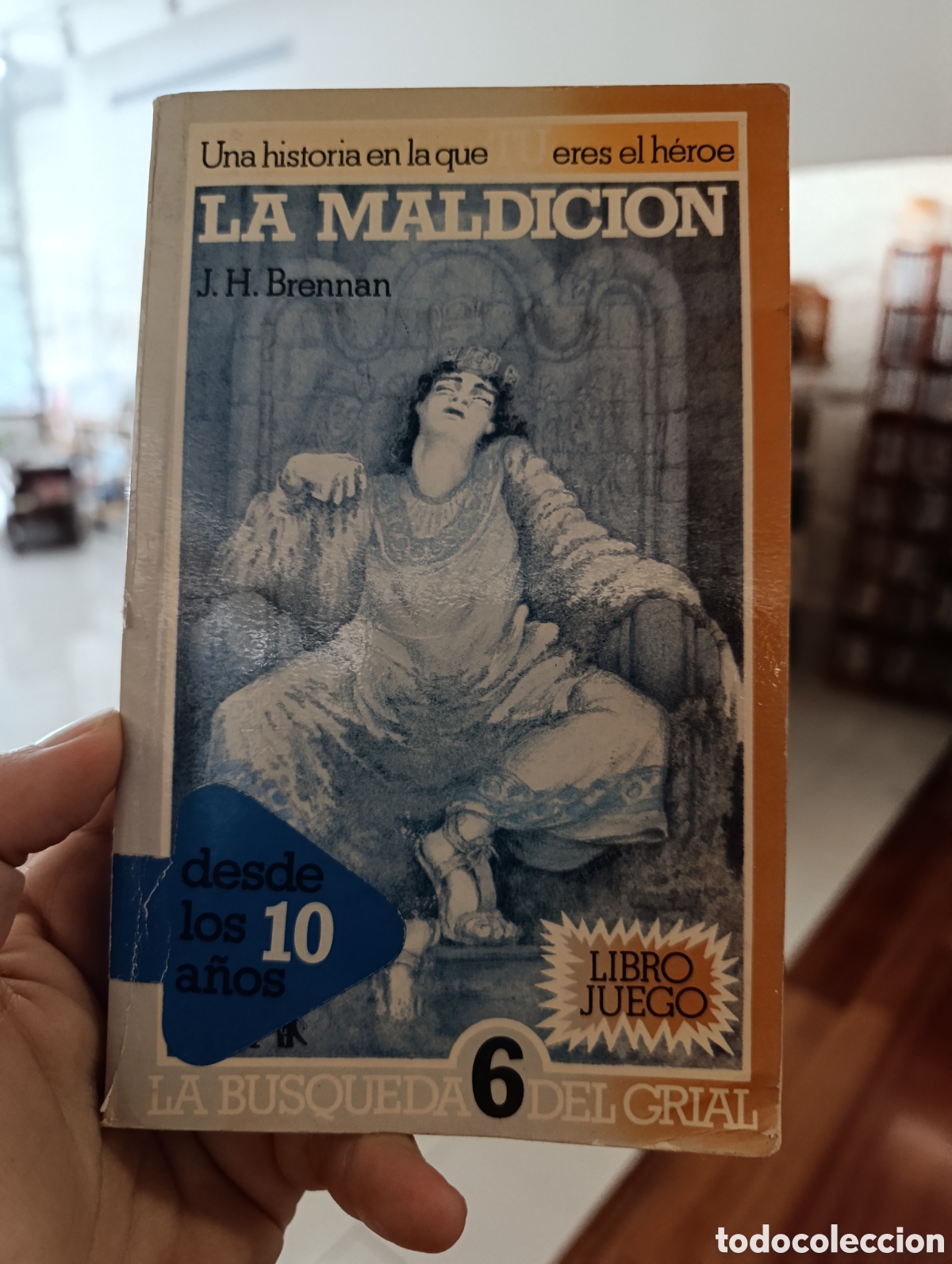 Libros: LA MALDICION, J. H. BRENNAN, LA BUSQUEDA DEL GRIAL 6