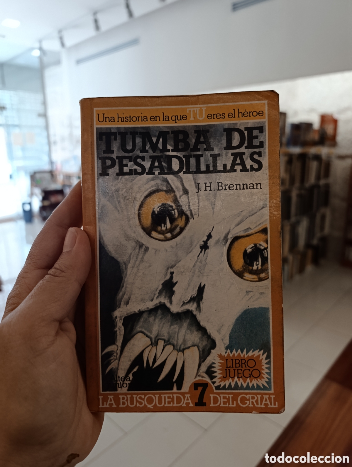 Libros: TUMBA DE PESADILLAS - J. H. BRENNAN - LIBRO JUEGO, LA B&Uacute;SQUEDA DEL GRIAL, 7, ALTEA