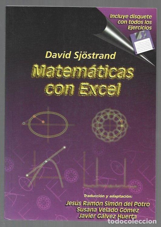 books: MATEMATICAS CON EXCEL - SJOSTRAND, DAVID