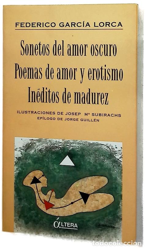 Libros: Sonetos del amor oscuro Poemas de amor y erotismo ; In&eacute;ditos de madurez