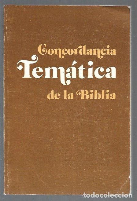 Libros: CONCORDANCIA TEMATICA DE LA BIBLIA - C. BRANSBY (TRADUCCION)