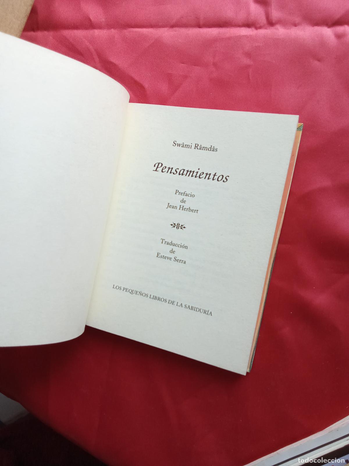 Libros: Pensamientos. Sw&acirc;mi R&acirc;m&acirc;s N.5006 - Foto 3