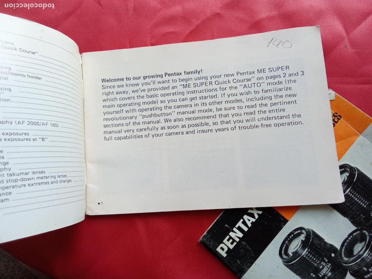 Libros: Pentax: ME Super (manual) N.5019 - Foto 2