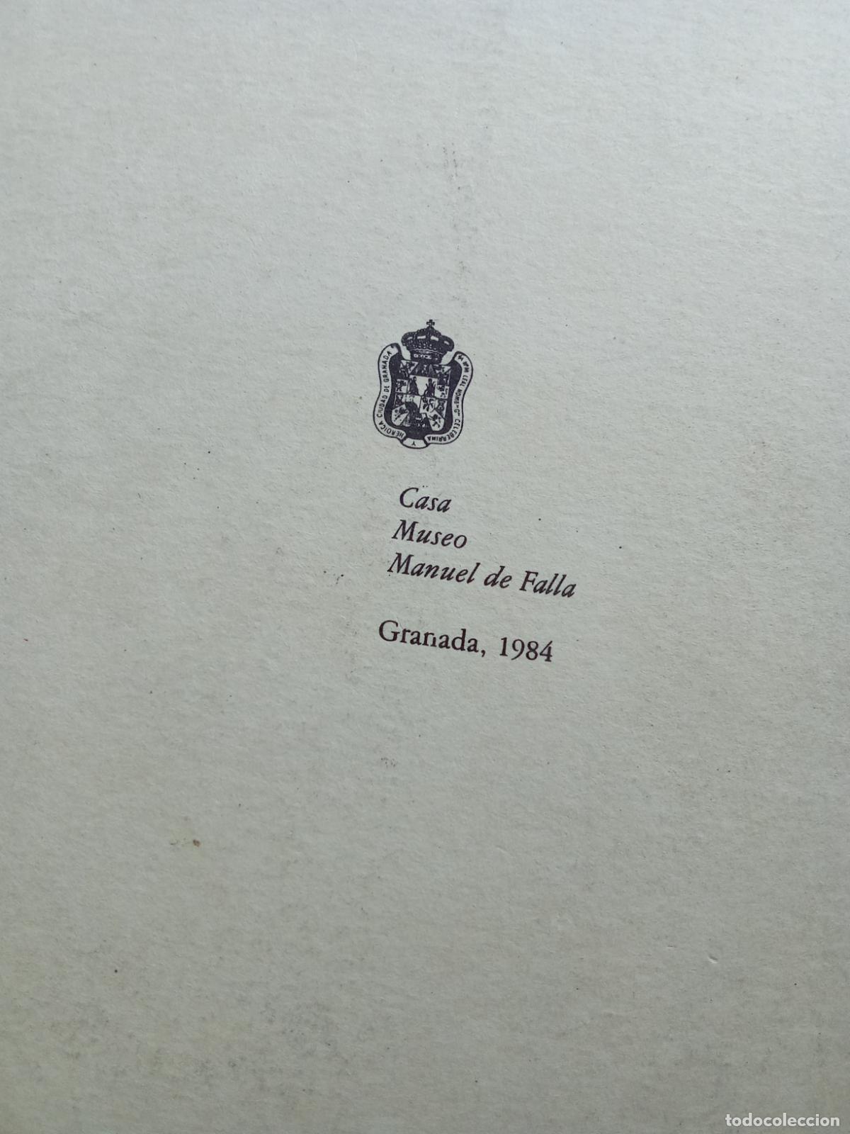 Libros: Casa Museo de Manuel de Falla L.12820-17177 - Foto 5