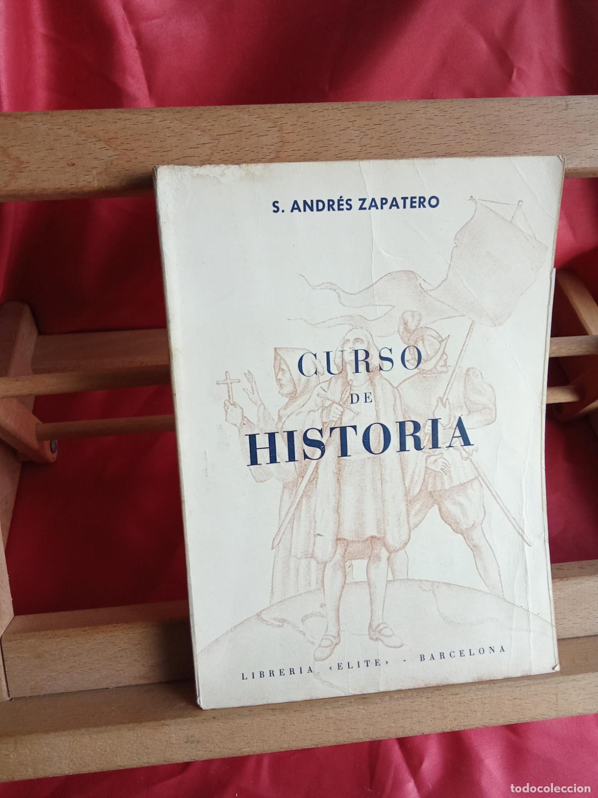 Libros: Curso de historia. S. Andr&eacute;s Zapatero L.12820-17180