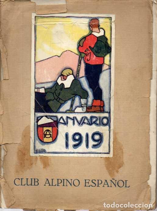 Livros em segunda m&atilde;o: ANUARIO 1919. CLUB ALPINO ESPA&Ntilde;OL. - REVISTA.
