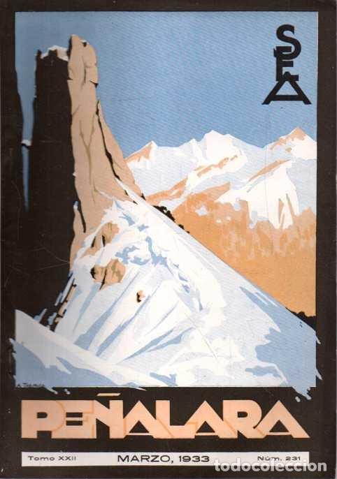 Livros em segunda m&atilde;o: PE&Ntilde;ALARA. TOMO XXII. MARZO. 1933. NUM. 231. - REVISTA ILUSTRADA DE ALPINISMO.