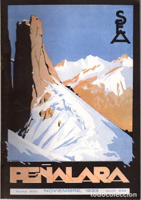 Livros em segunda m&atilde;o: PE&Ntilde;ALARA. TOMO XXII. A&Ntilde;O XXI. NOVIEMBRE, 1933. NUM. 239. - REVISTA ILUSTRADA DE ALPINISMO.