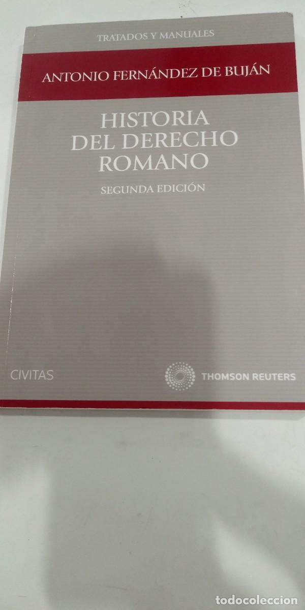 Libros: Historia del derecho romano Antonio Fern&aacute;ndez de Buj&aacute;n